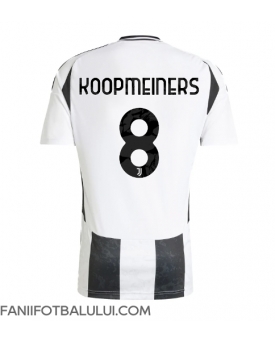 Juventus Teun Koopmeiners #8 Tricou Fotbal Replică 2024-25 Barbati Acasa